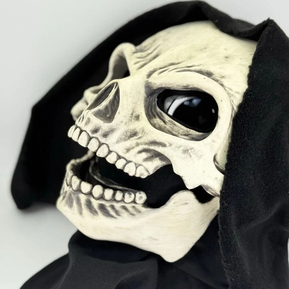 Zagone Studios Damned Grim Reaper Skull Mask Hooded Latex Horror Costume USA Mad
